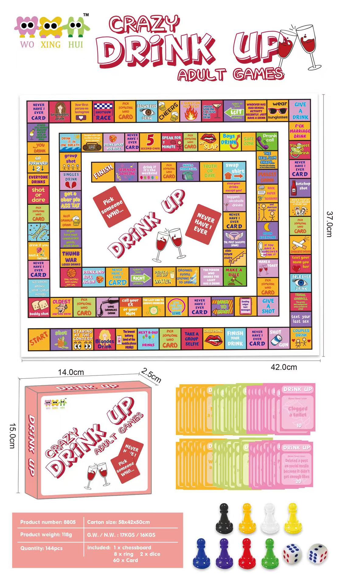 Couple Board Game Adultopoly Drinking Adult Date Night Game Monopoly Board Game Chess and Cards