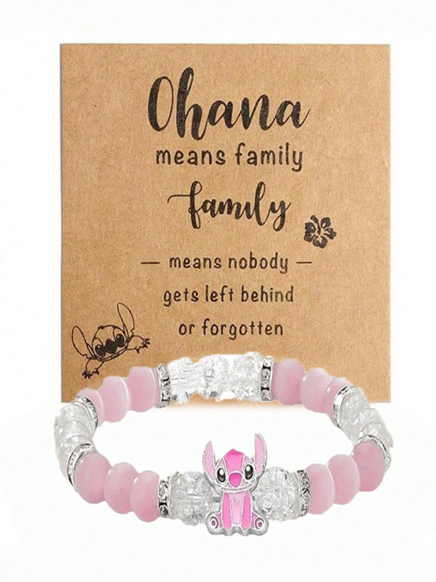 Cartoon Character Braided Bracelet Couple Style Cute Funny Blue