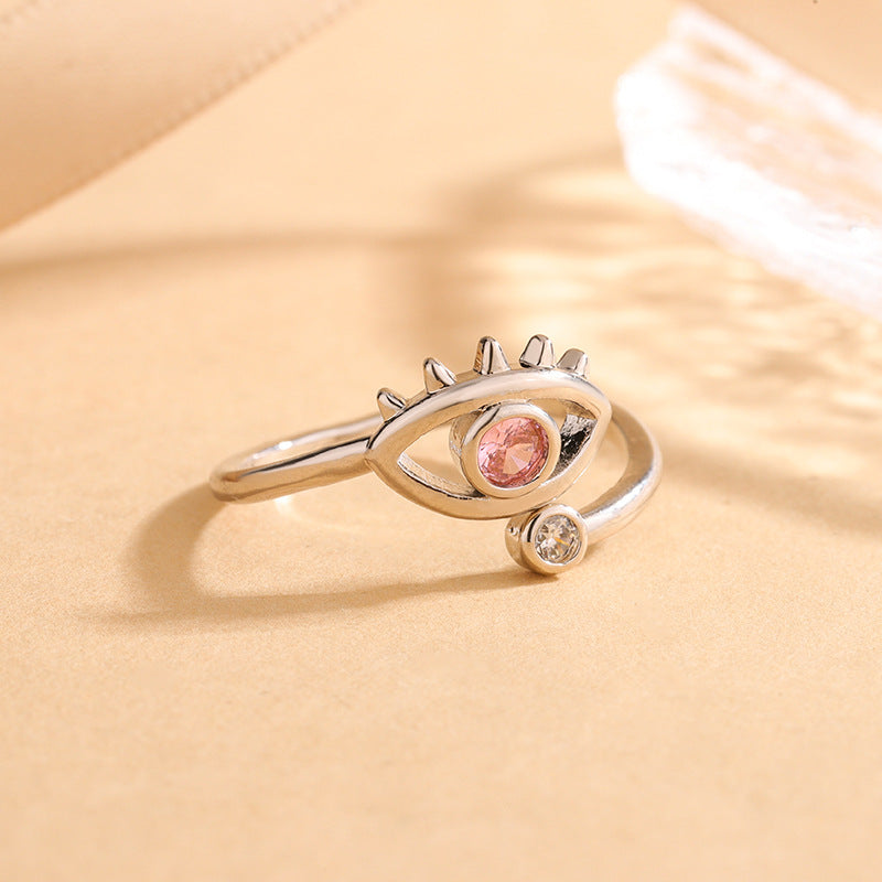 Jewelry Devil's Eye Blue Eye Open Ring Factory Direct Sale