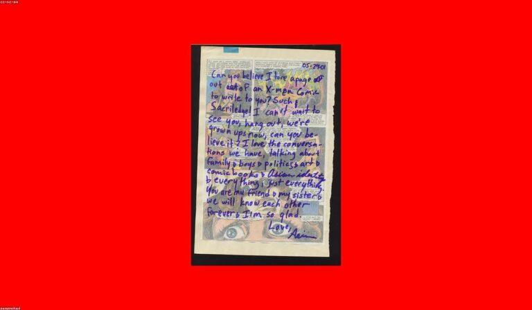 a handwritten love letter for a partner